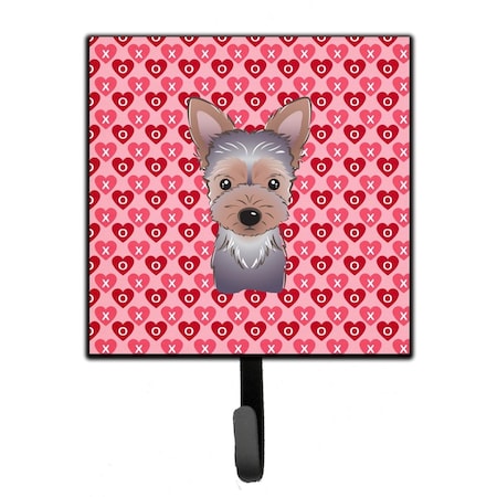 Carolines Treasures Yorkie Puppy Hearts Leash or Key Holder BB5302SH4